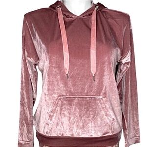 New Starivy mauve velvety hoodie Sz.L